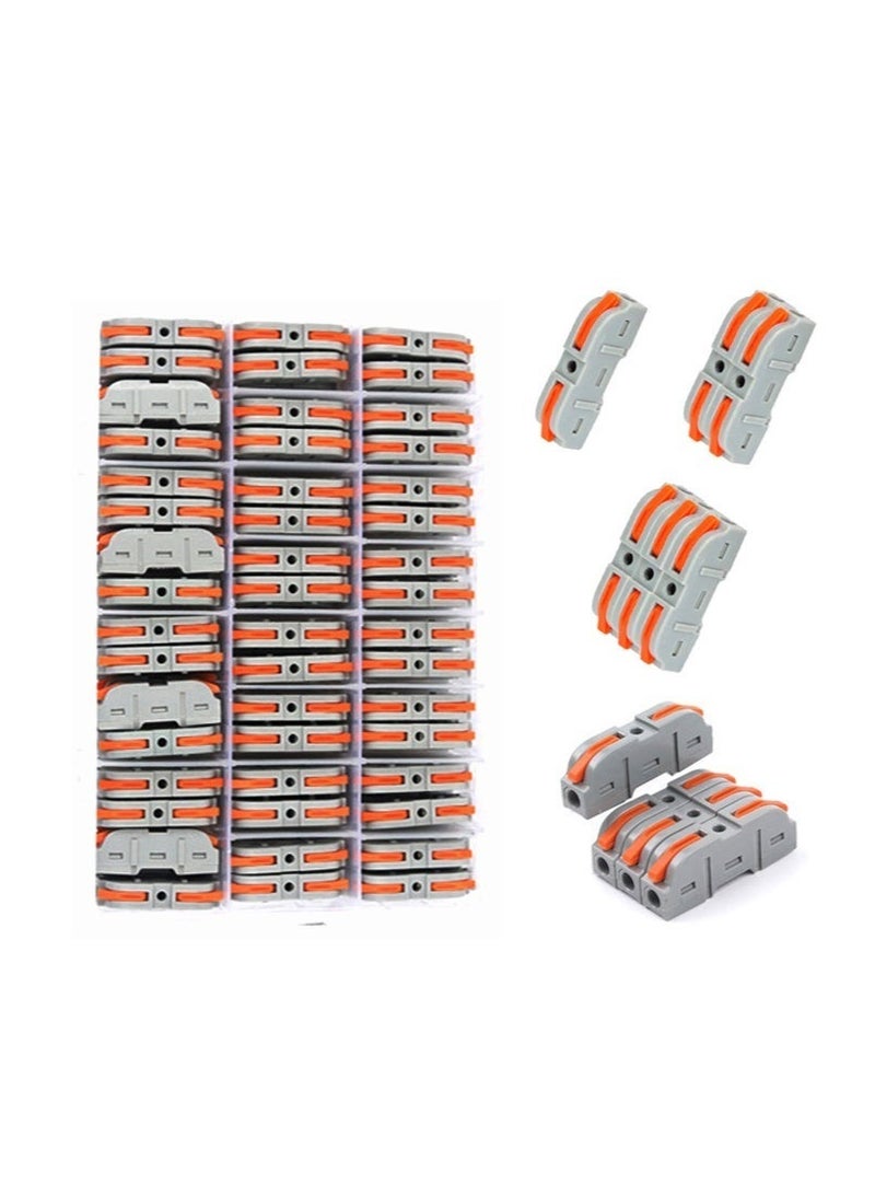 kashemano Quick Lever Wire Connectors 100PC Set Universal Quick Push-in - Image 2